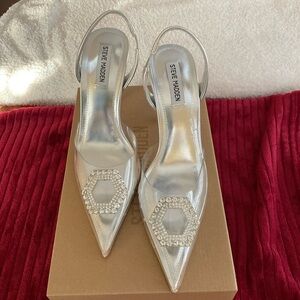 Steve Madden Clear Pumps